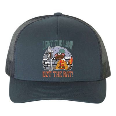 Light The Lamp Not The Rat Christmas Funny Holiday Rat Yupoong Adult 5-Panel Trucker Hat