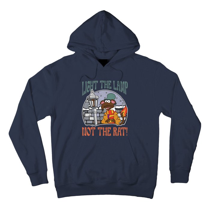 Light The Lamp Not The Rat Christmas Funny Holiday Rat Hoodie