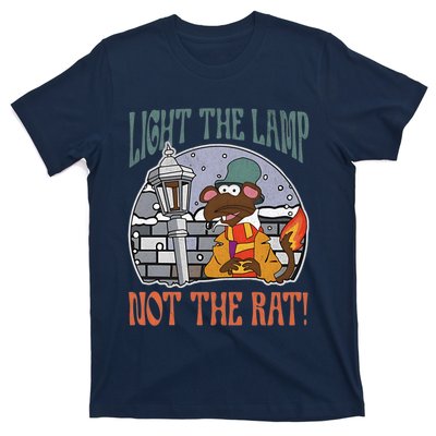 Light The Lamp Not The Rat Christmas Funny Holiday Rat T-Shirt