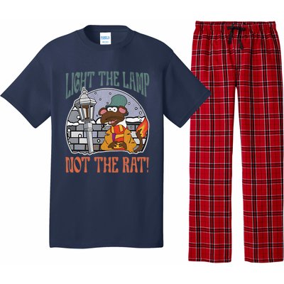 Light The Lamp Not The Rat Christmas Funny Holiday Rat Pajama Set