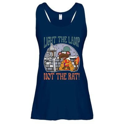 Light The Lamp Not The Rat Christmas Funny Holiday Rat Ladies Essential Flowy Tank