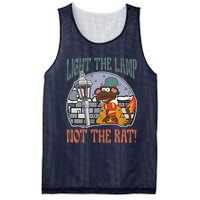 Light The Lamp Not The Rat Christmas Funny Holiday Rat Mesh Reversible Basketball Jersey Tank