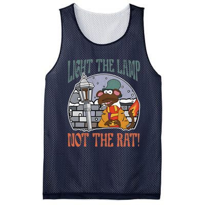 Light The Lamp Not The Rat Christmas Funny Holiday Rat Mesh Reversible Basketball Jersey Tank