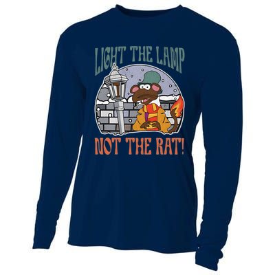 Light The Lamp Not The Rat Christmas Funny Holiday Rat Cooling Performance Long Sleeve Crew