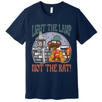 Light The Lamp Not The Rat Christmas Funny Holiday Rat Premium T-Shirt