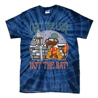 Light The Lamp Not The Rat Christmas Funny Holiday Rat Tie-Dye T-Shirt