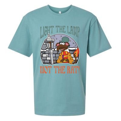 Light The Lamp Not The Rat Christmas Funny Holiday Rat Sueded Cloud Jersey T-Shirt