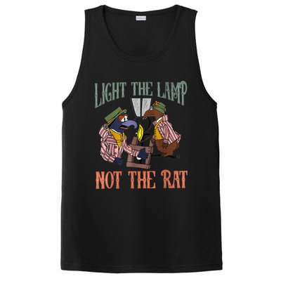 Light The Lamp Not The Rat Christmas Funny Holiday Rat PosiCharge Competitor Tank