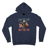 Light The Lamp Not The Rat Christmas Funny Holiday Rat Hoodie