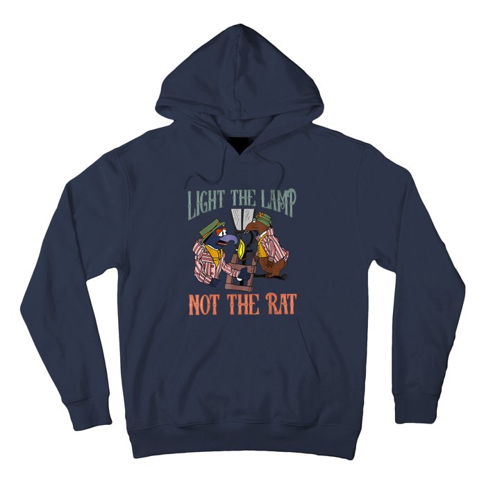 Light The Lamp Not The Rat Christmas Funny Holiday Rat Hoodie