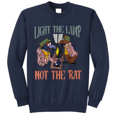 Light The Lamp Not The Rat Christmas Funny Holiday Rat Sweatshirt