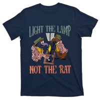 Light The Lamp Not The Rat Christmas Funny Holiday Rat T-Shirt