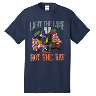 Light The Lamp Not The Rat Christmas Funny Holiday Rat Tall T-Shirt