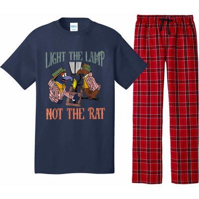 Light The Lamp Not The Rat Christmas Funny Holiday Rat Pajama Set