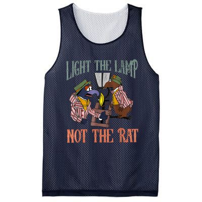 Light The Lamp Not The Rat Christmas Funny Holiday Rat Mesh Reversible Basketball Jersey Tank