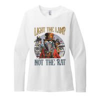 Light The Lamp Not The Rat Christmas Funny Holiday Rat Womens CVC Long Sleeve Shirt