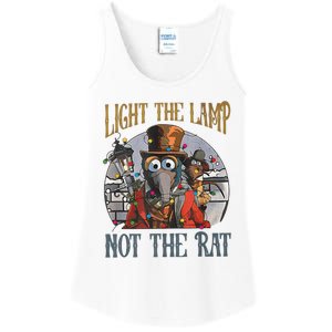 Light The Lamp Not The Rat Christmas Funny Holiday Rat Ladies Essential Tank