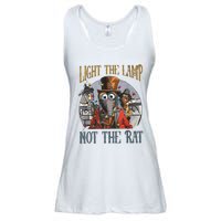 Light The Lamp Not The Rat Christmas Funny Holiday Rat Ladies Essential Flowy Tank