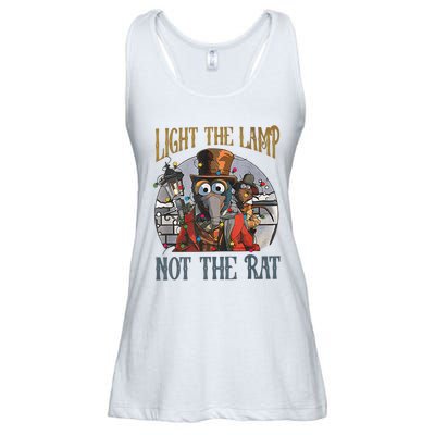 Light The Lamp Not The Rat Christmas Funny Holiday Rat Ladies Essential Flowy Tank