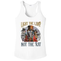 Light The Lamp Not The Rat Christmas Funny Holiday Rat Ladies PosiCharge Competitor Racerback Tank