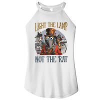 Light The Lamp Not The Rat Christmas Funny Holiday Rat Women's Perfect Tri Rocker Tank