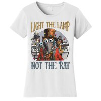 Light The Lamp Not The Rat Christmas Funny Holiday Rat Women's T-Shirt