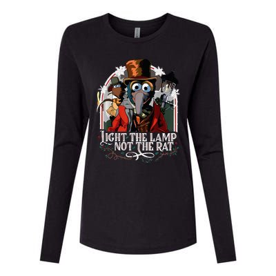 Light The Lamp Not The Rat Christmas Womens Cotton Relaxed Long Sleeve T-Shirt