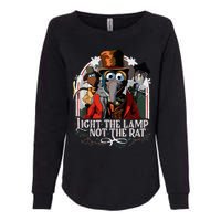 Light The Lamp Not The Rat Christmas Womens California Wash Sweatshirt