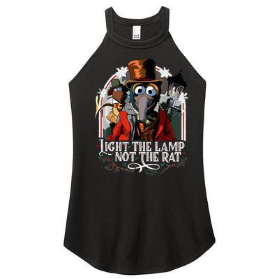 Light The Lamp Not The Rat Christmas Women's Perfect Tri Rocker Tank