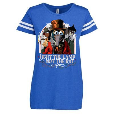 Light The Lamp Not The Rat Christmas Enza Ladies Jersey Football T-Shirt