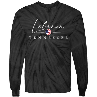 Lebanon Tennessee Tie-Dye Long Sleeve Shirt