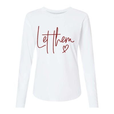 Let Them Womens Cotton Relaxed Long Sleeve T-Shirt