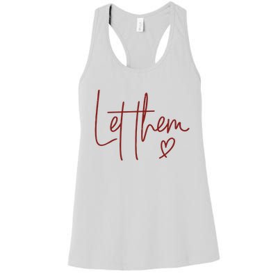 Let Them Women's Racerback Tank