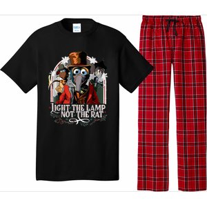 Light The Lamp Not The Rat Christmas Pajama Set