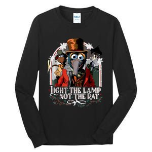 Light The Lamp Not The Rat Christmas Tall Long Sleeve T-Shirt