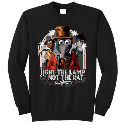 Light The Lamp Not The Rat Christmas Tall Sweatshirt