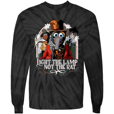 Light The Lamp Not The Rat Christmas Tie-Dye Long Sleeve Shirt