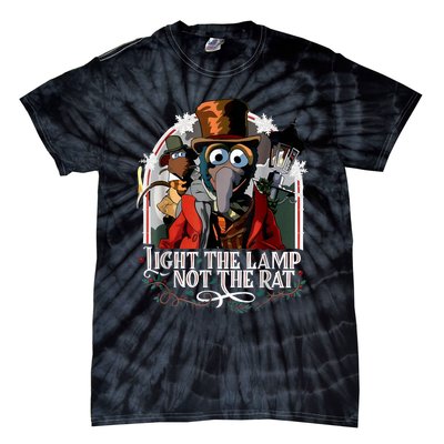 Light The Lamp Not The Rat Christmas Tie-Dye T-Shirt