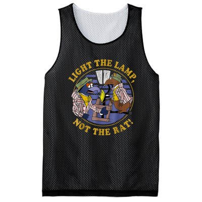 Light The Lamp Not The Rat Mesh Reversible Basketball Jersey Tank