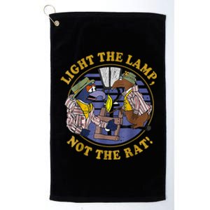 Light The Lamp Not The Rat Platinum Collection Golf Towel