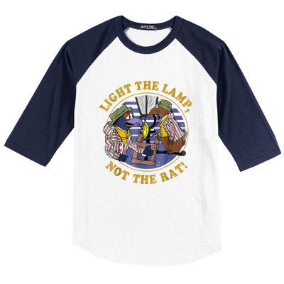 Light The Lamp Not The Rat Baseball Sleeve Shirt