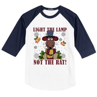 Light The Lamp Not The Rat The Muppet Christmas Baseball Sleeve Shirt