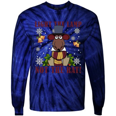 Light The Lamp Not The Rat The Muppet Christmas Tie-Dye Long Sleeve Shirt