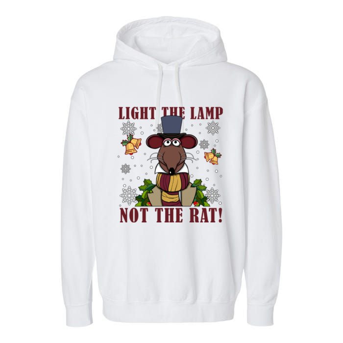 Light The Lamp Not The Rat The Muppet Christmas Garment-Dyed Fleece Hoodie