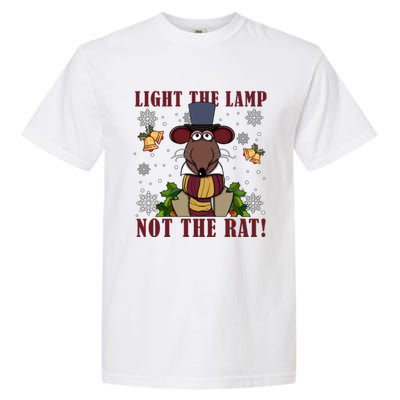 Light The Lamp Not The Rat The Muppet Christmas Garment-Dyed Heavyweight T-Shirt