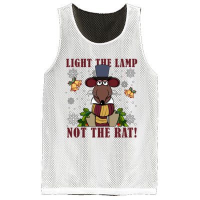 Light The Lamp Not The Rat The Muppet Christmas Mesh Reversible Basketball Jersey Tank