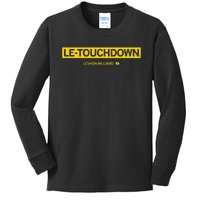 Le Touchdown Leshon Williams Kids Long Sleeve Shirt