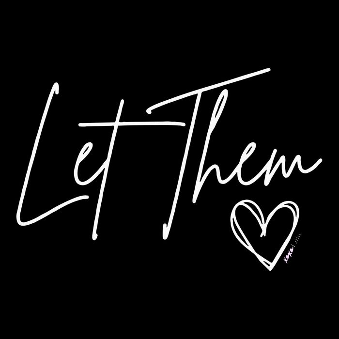 Let Them Cropped Pullover Crew