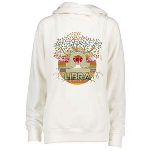 Living Tree Libra Zodiac Gift Womens Funnel Neck Pullover Hood