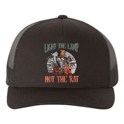 Light The Lamp Not The Rat Christmas Funny Holiday Rat Yupoong Adult 5-Panel Trucker Hat